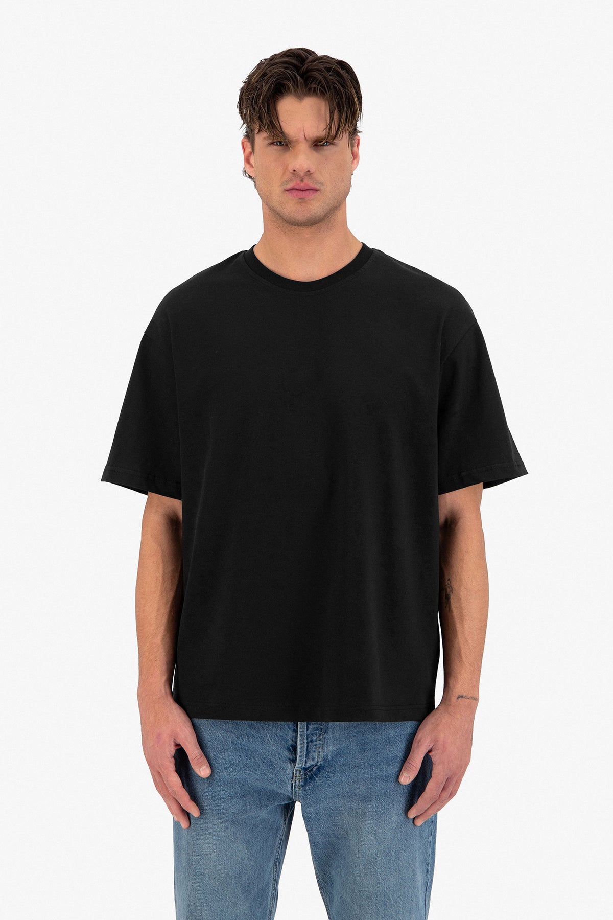 BASICS T-shirt anthracite