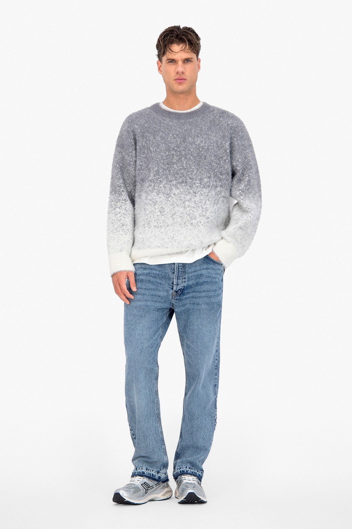Fluffy Knit Pullover