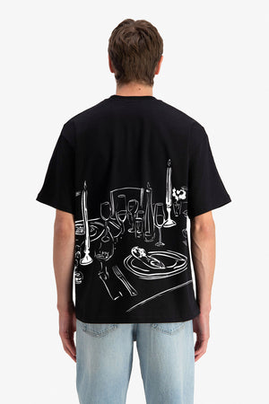 BREAKFAST PRINT T-SHIRT