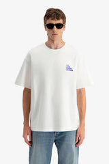 SQUARE PUFF PRINT T-SHIRT