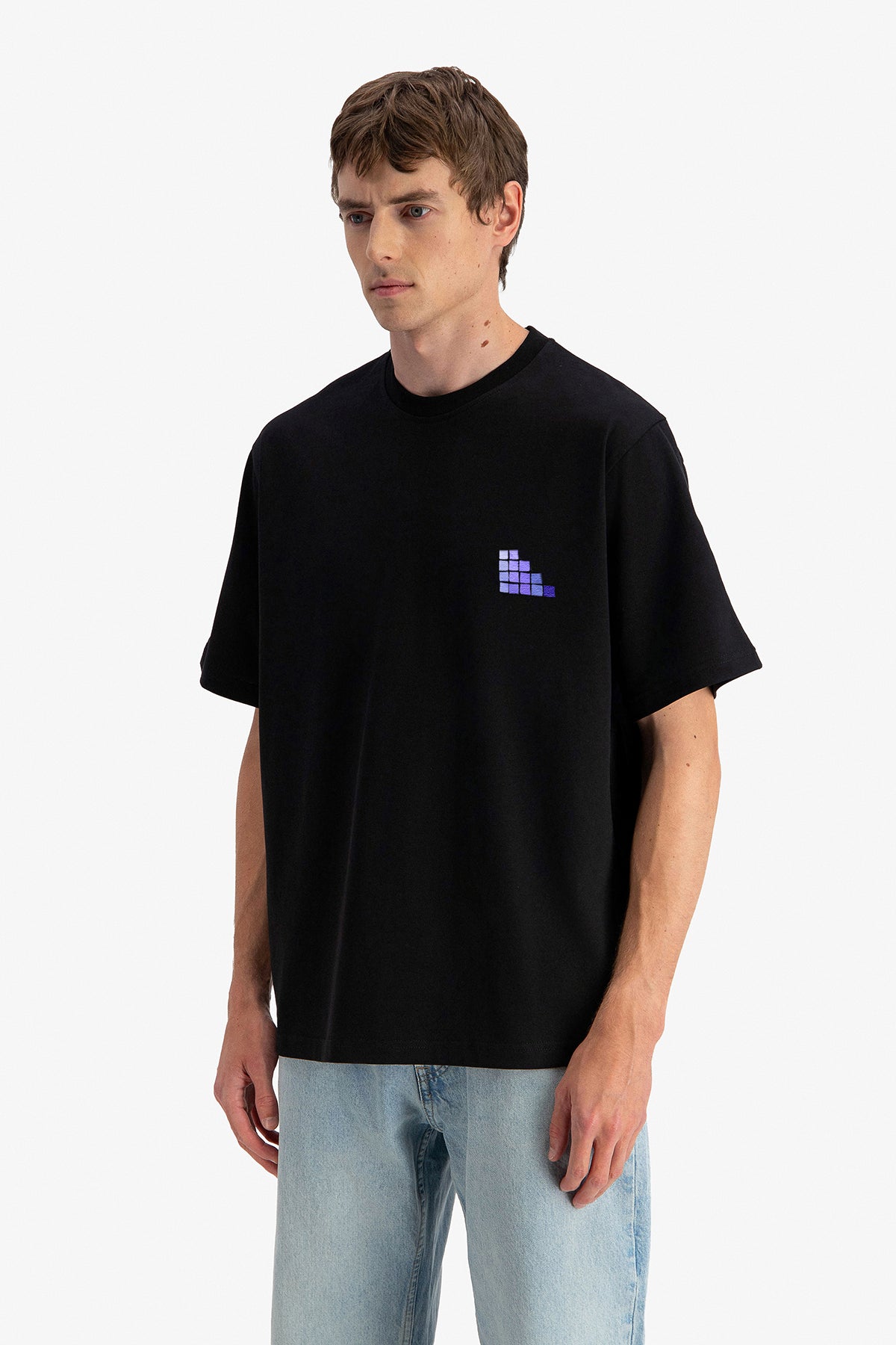 SQUARE PUFF PRINT T-SHIRT