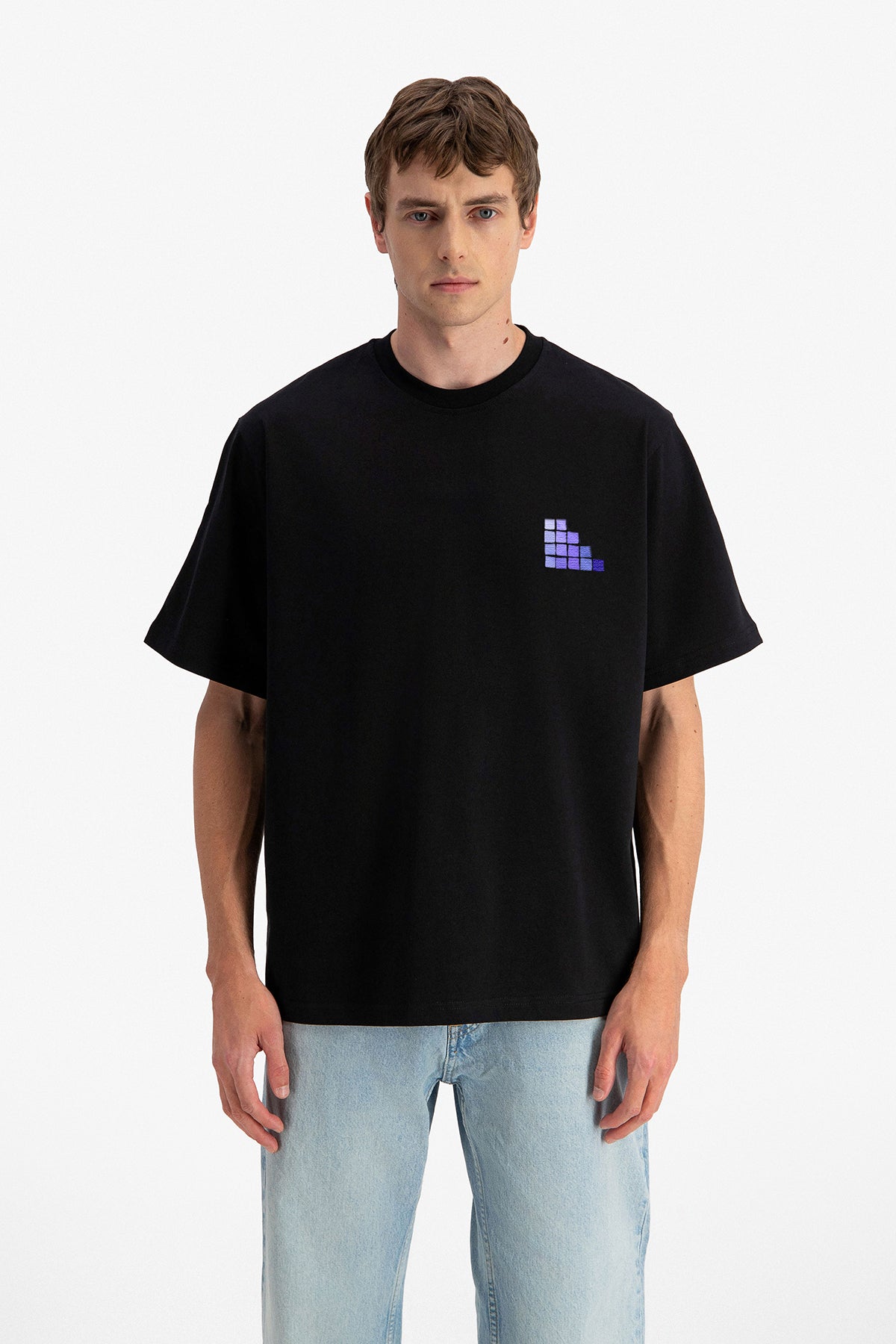 SQUARE PUFF PRINT T-SHIRT