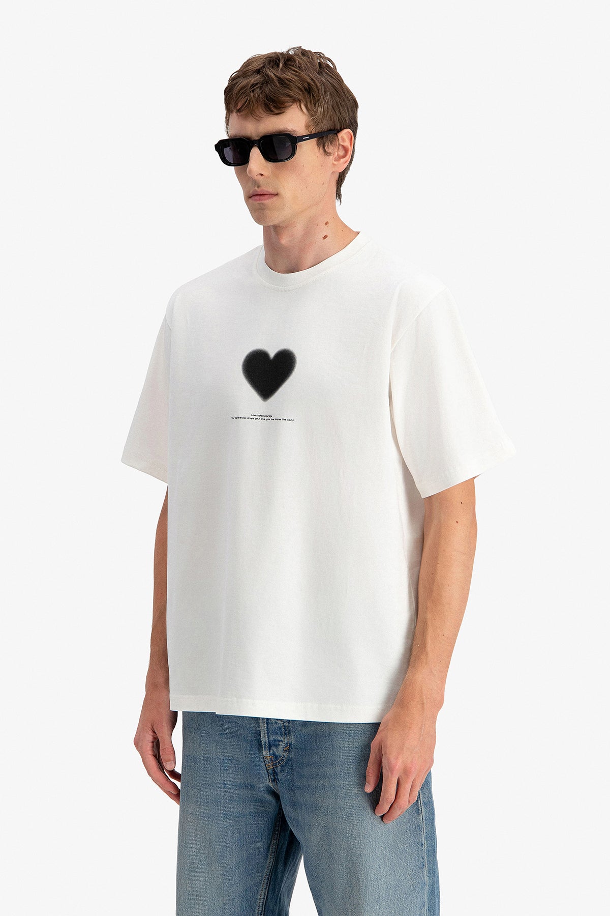 COURAGE PRINT T-SHIRT