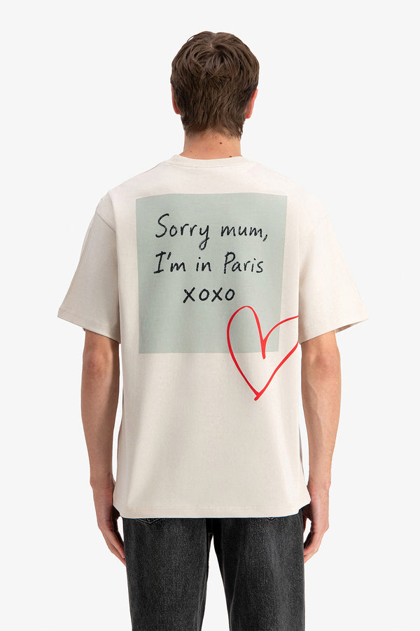 Excuse  Sorry Mum Print T-shirt