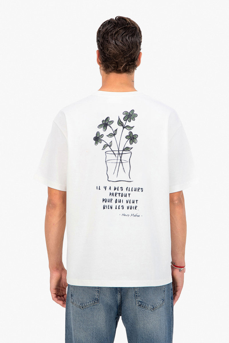 Des Fleurs Print T-Shirt