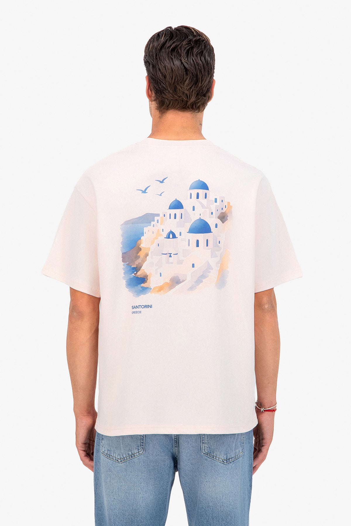 Santorini Print T-Shirt