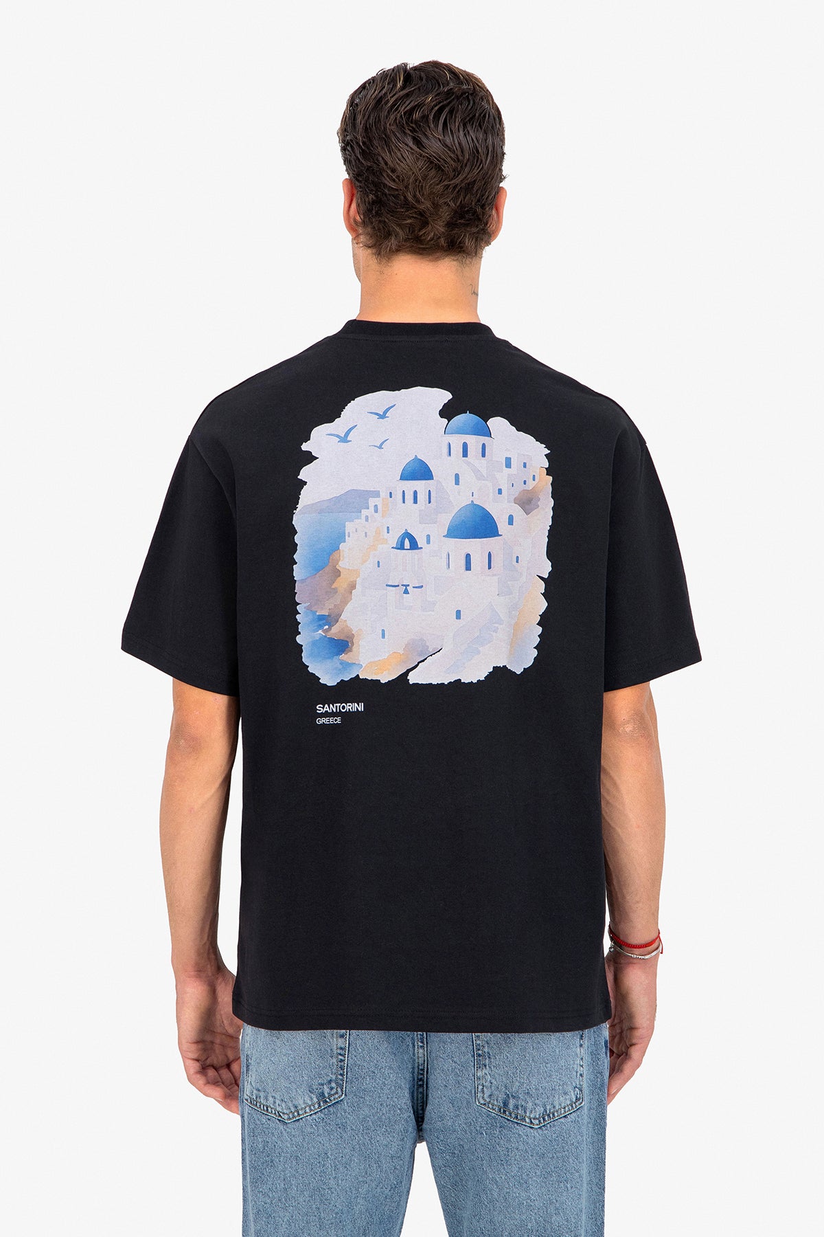Santorini Print T-Shirt