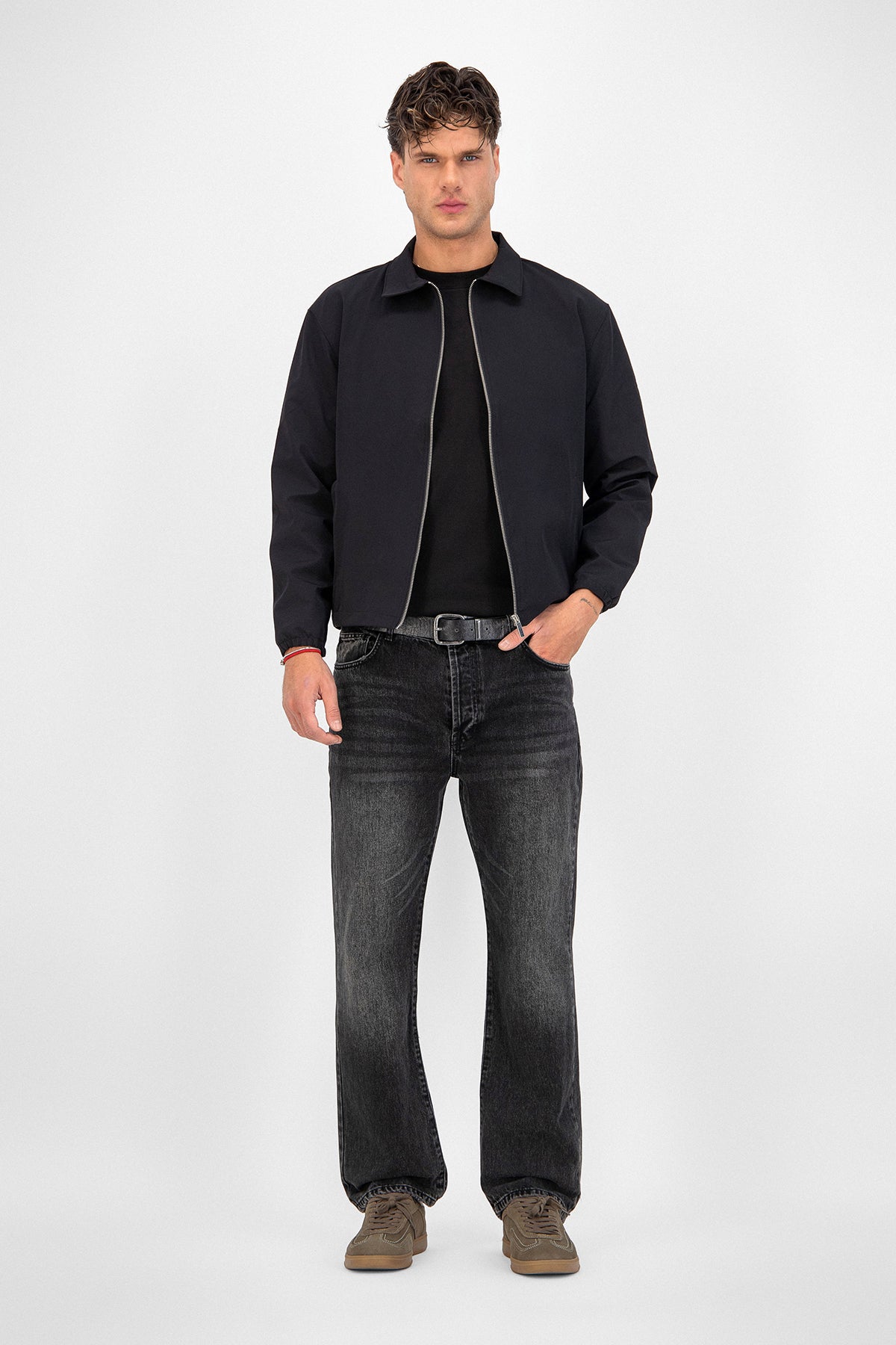 Straight Fit Denim Pants