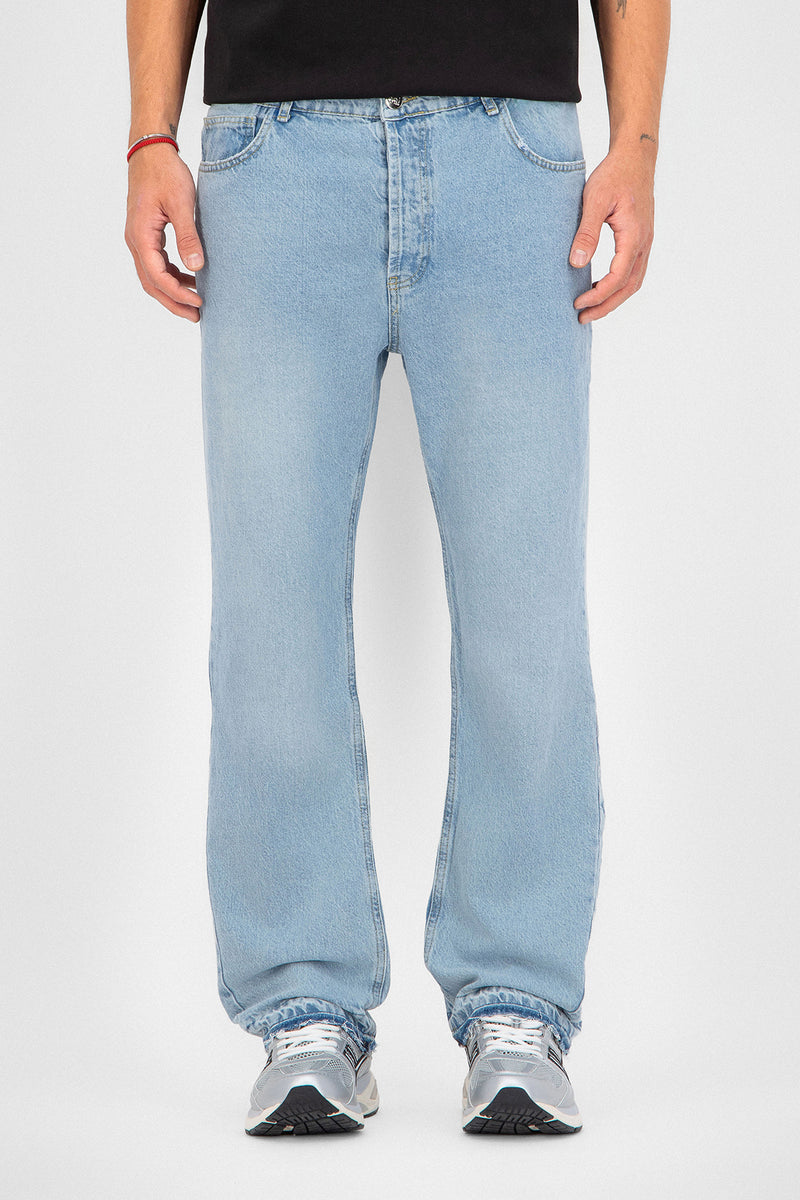 Gusset Panel Straight Fit Pant