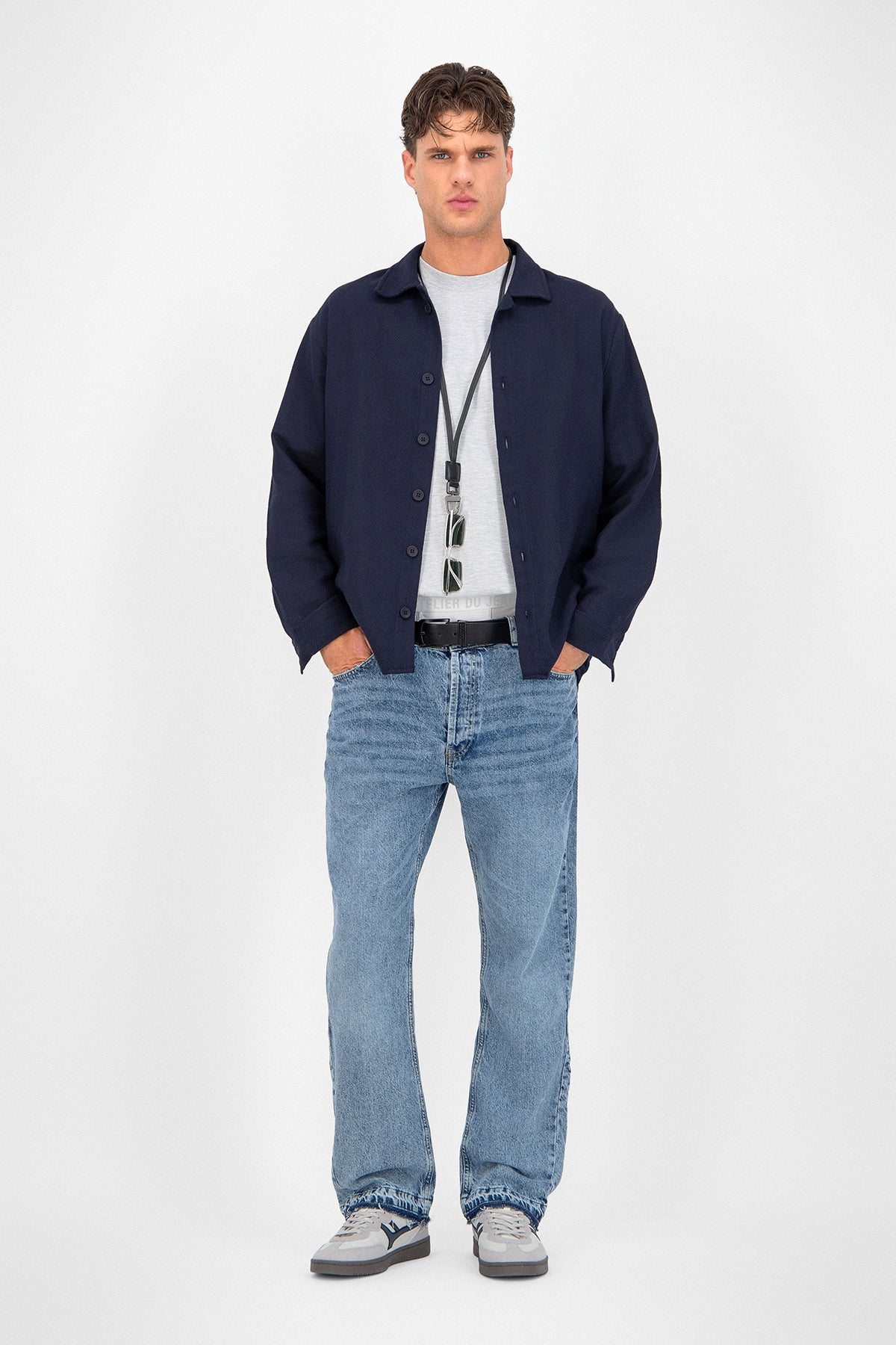 Gusset Panel Straight Fit Pant