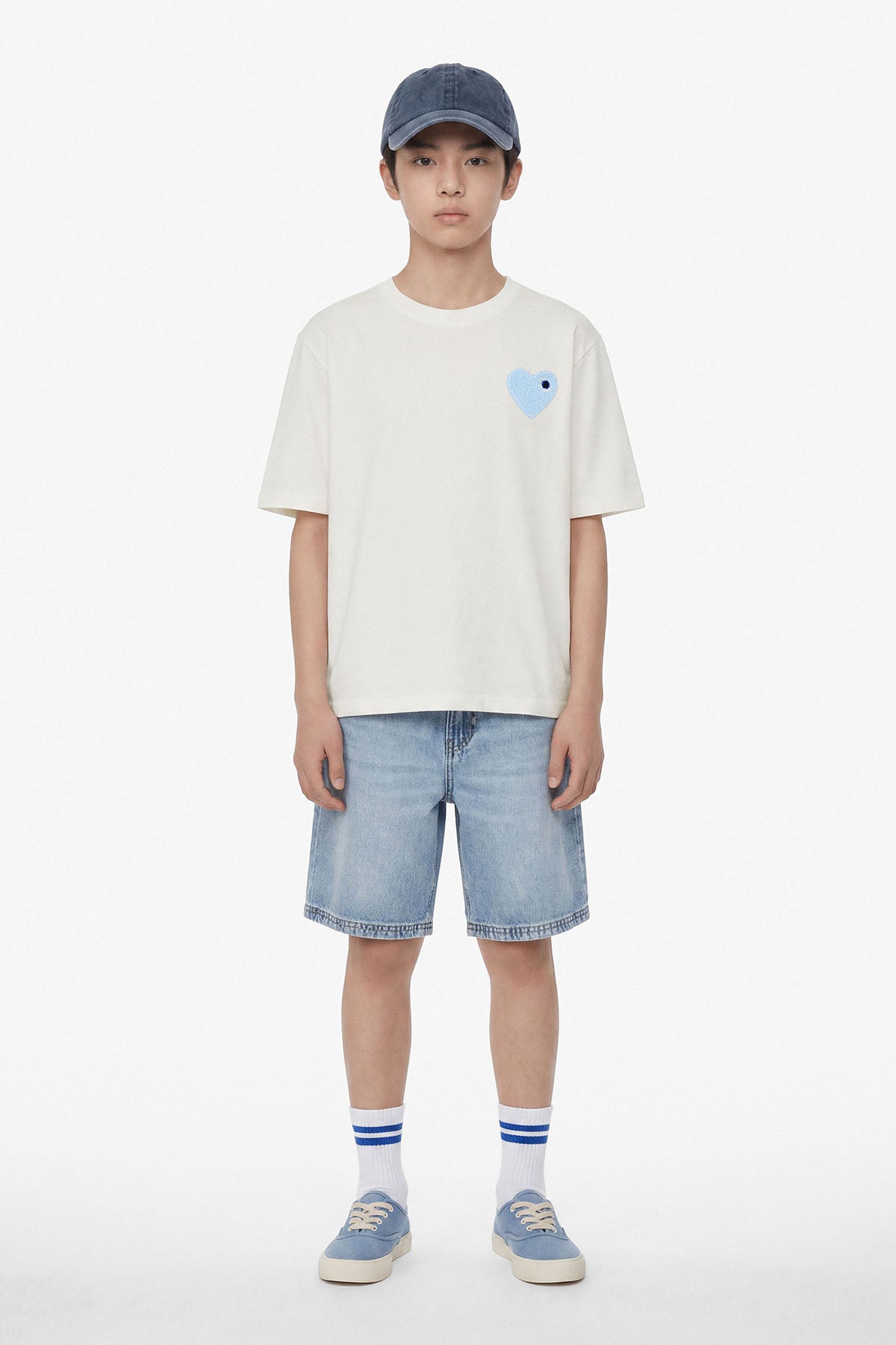Blanc /  Baby Bleu