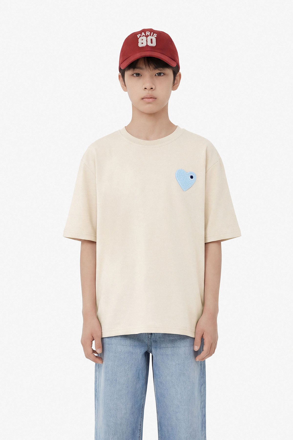 Beige / Baby Bleu