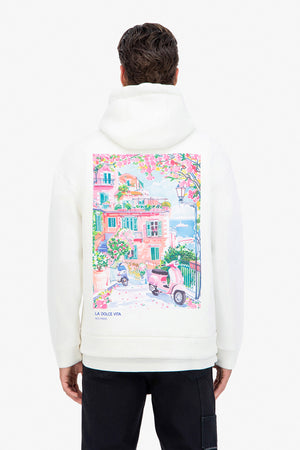 DOLCE VITA PRINT HOODIE