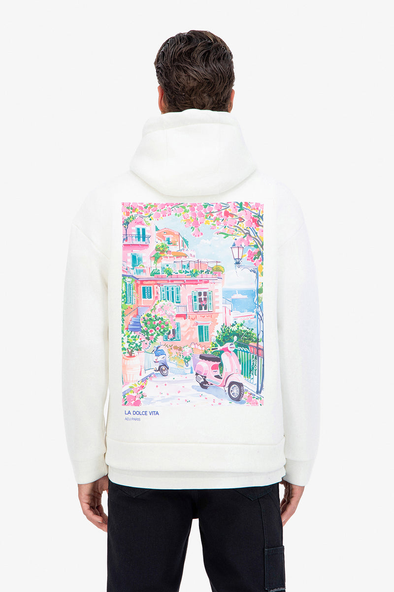 DOLCE VITA PRINT HOODIE