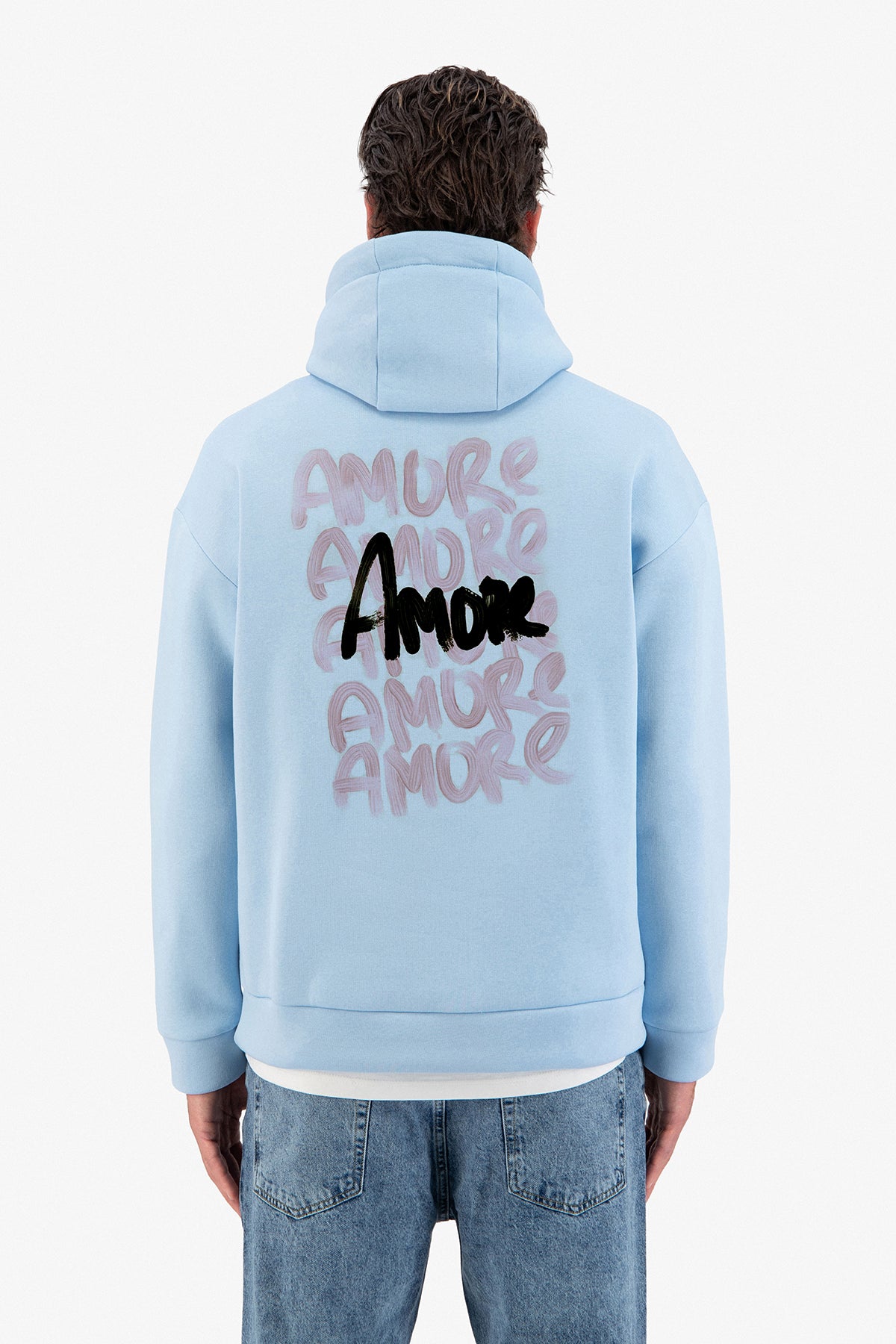 Mi Amore Print Hoodie