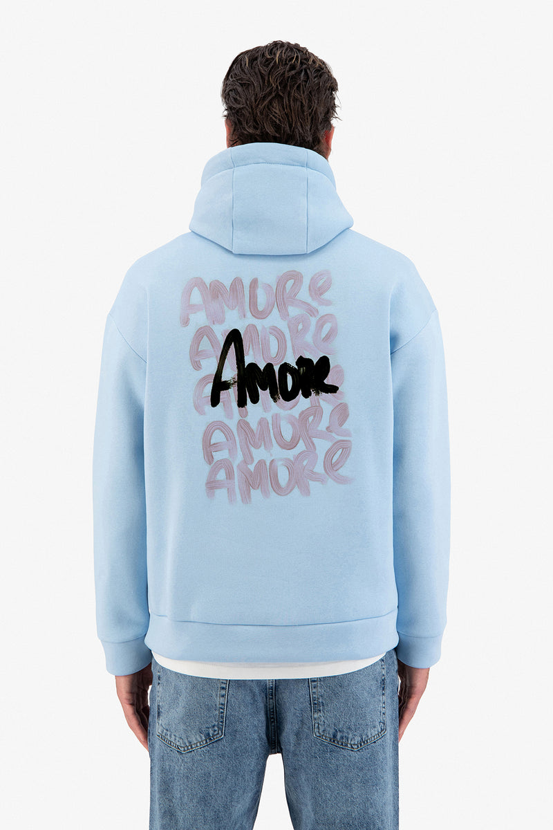 Mi Amore Print Hoodie