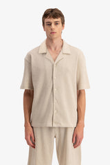 JACQUARD BUTTON SHIRT