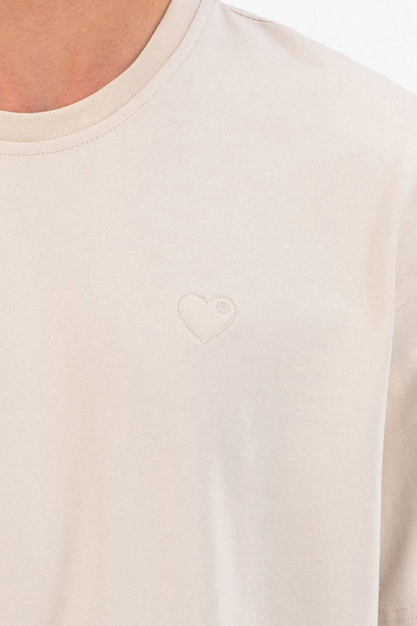 Puff Heart Oversize Fit Tshirt
