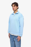 Puff Heart Quarter-Zip Sweatshirt