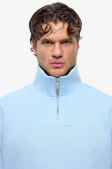 Puff Heart Quarter-Zip Sweatshirt