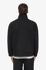 Puff Heart Quarter-Zip Sweatshirt