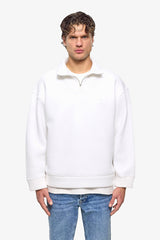 Puff Heart Quarter-Zip Sweatshirt