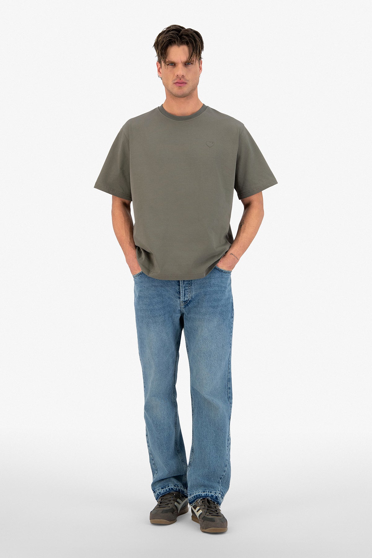 Regular Fit Puff Coeur T-Shirt