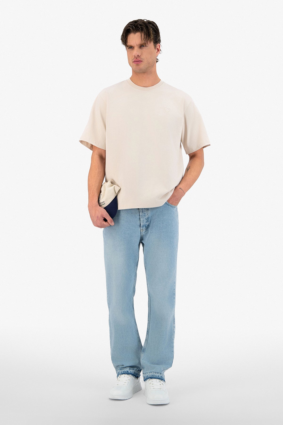 Regular Fit Puff Coeur T-Shirt