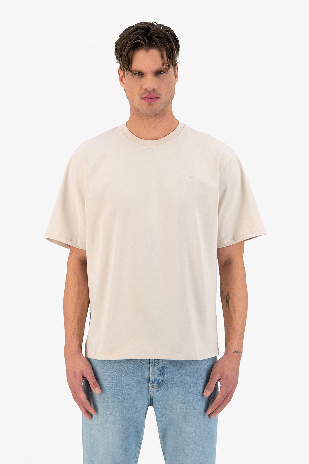 Regular Fit Puff Coeur T-Shirt