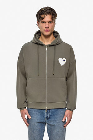 Kth Heart Zipper Hoodie