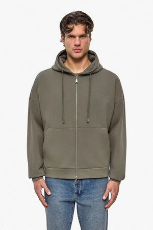 Puff Coeur Zipper Hoodie