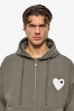 Kth Heart Zipper Hoodie