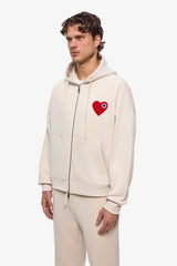 Kth Heart Zipper Hoodie