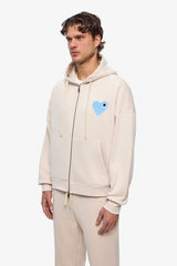 Kth Heart Zipper Hoodie