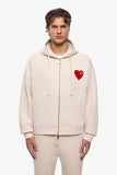 Kth Heart Zipper Hoodie