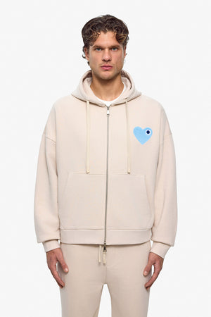 Kth Heart Zipper Hoodie