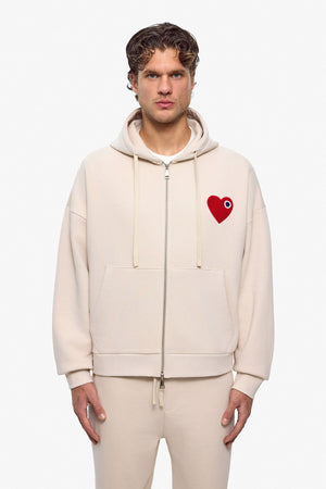 Beige / Rouge