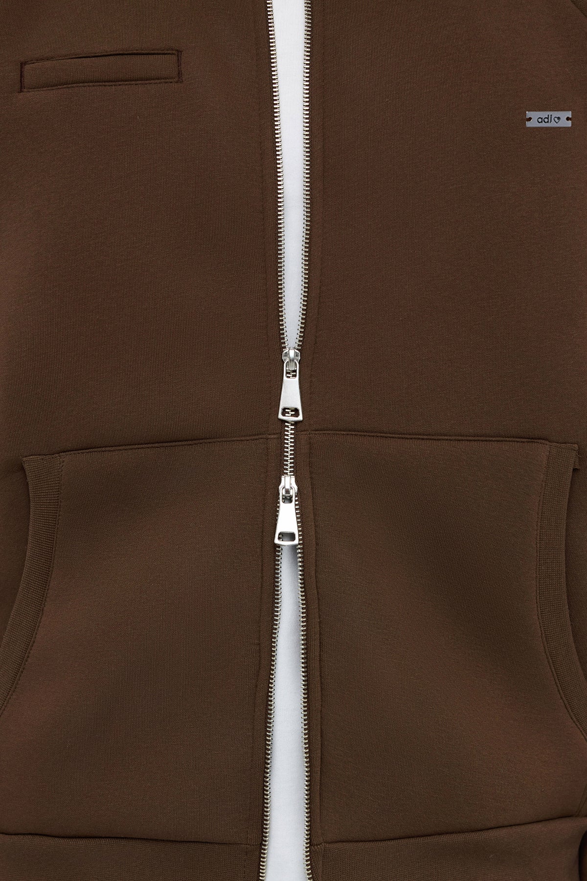 Front Pocket Zipper Jacket