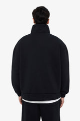 Stripe Quart Zip Sweat