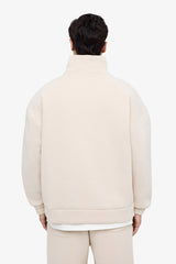 Stripe Quart Zip Sweat