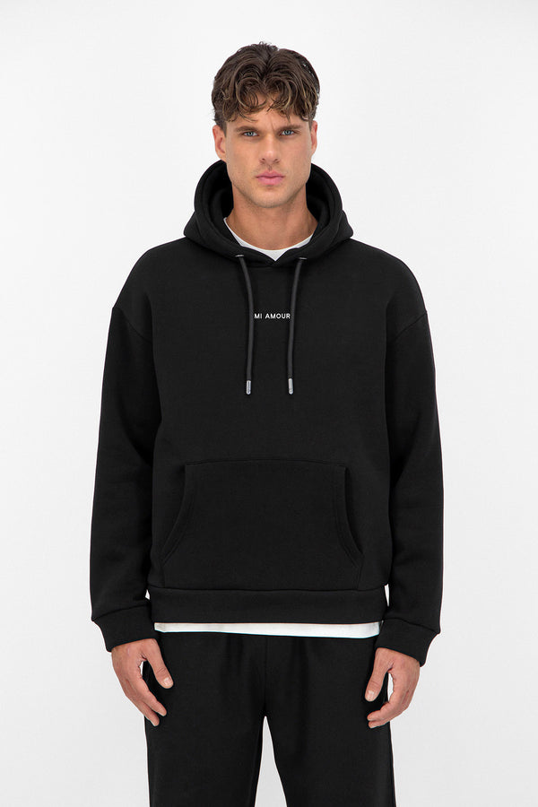 Mi Amore Print Hoodie