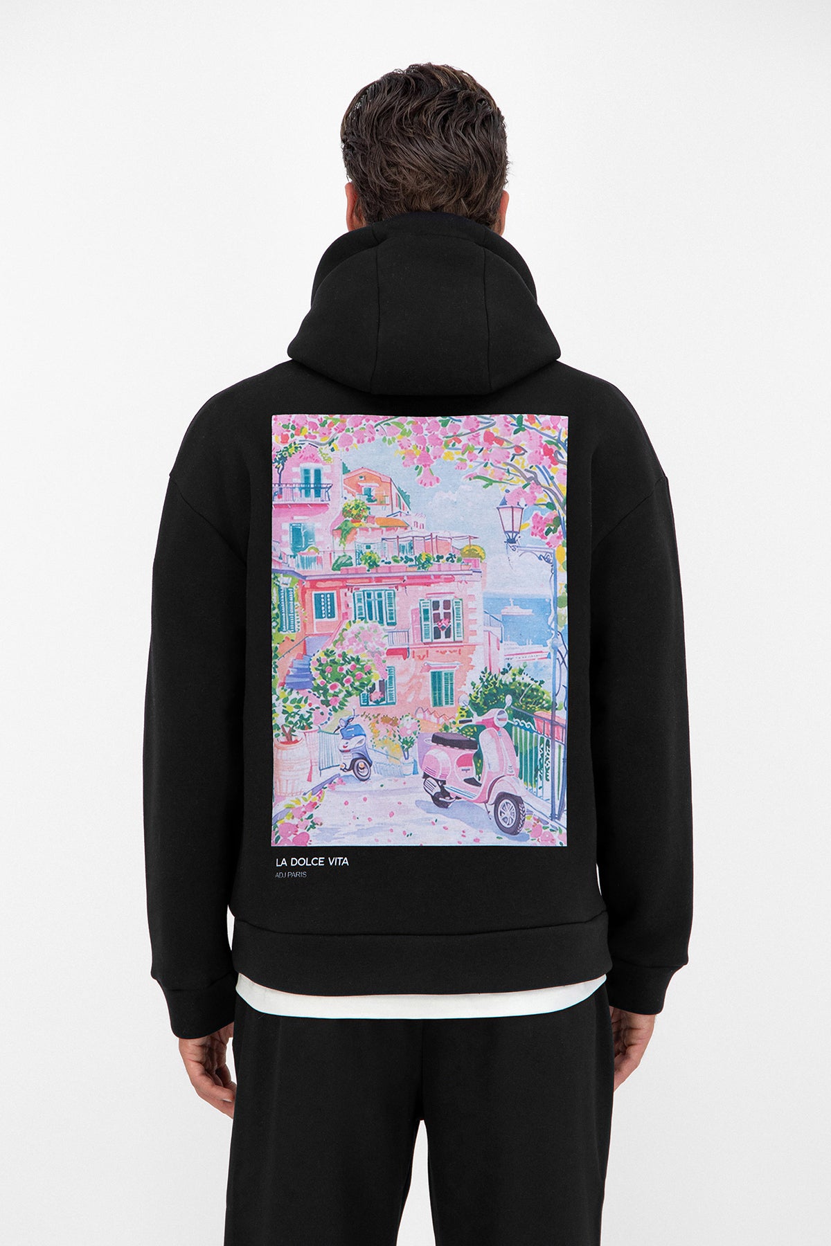 DOLCE VITA PRINT HOODIE