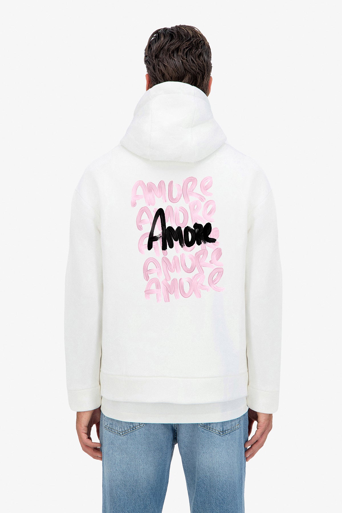 Mi Amore Print Hoodie