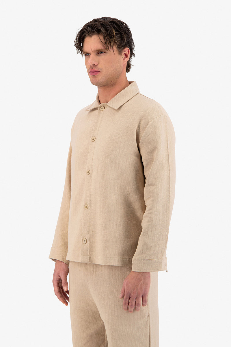 Sense Jacquard Button Shirt