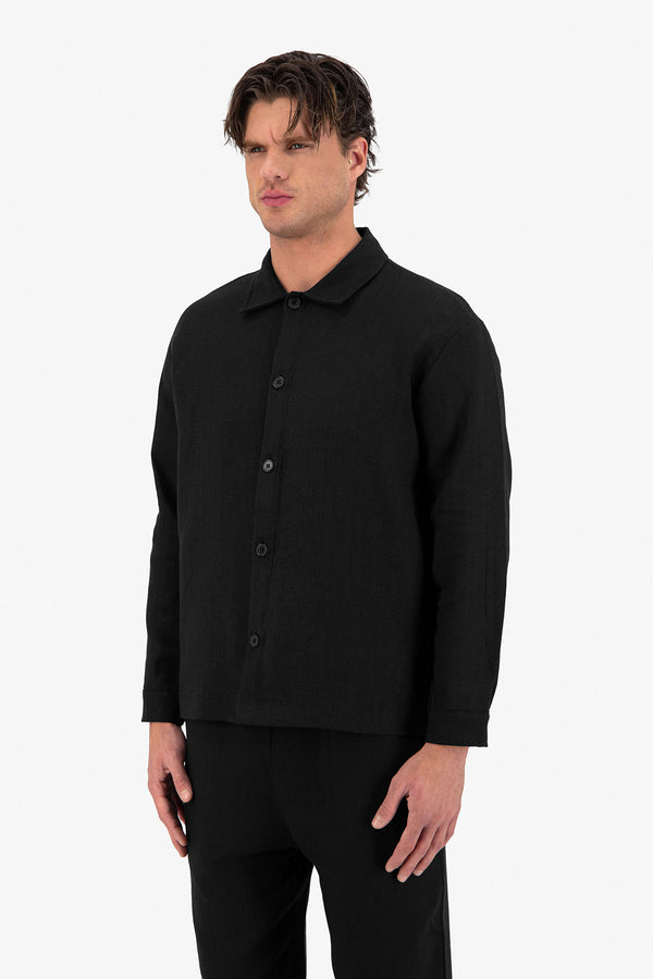 Sense Jacquard Button Shirt