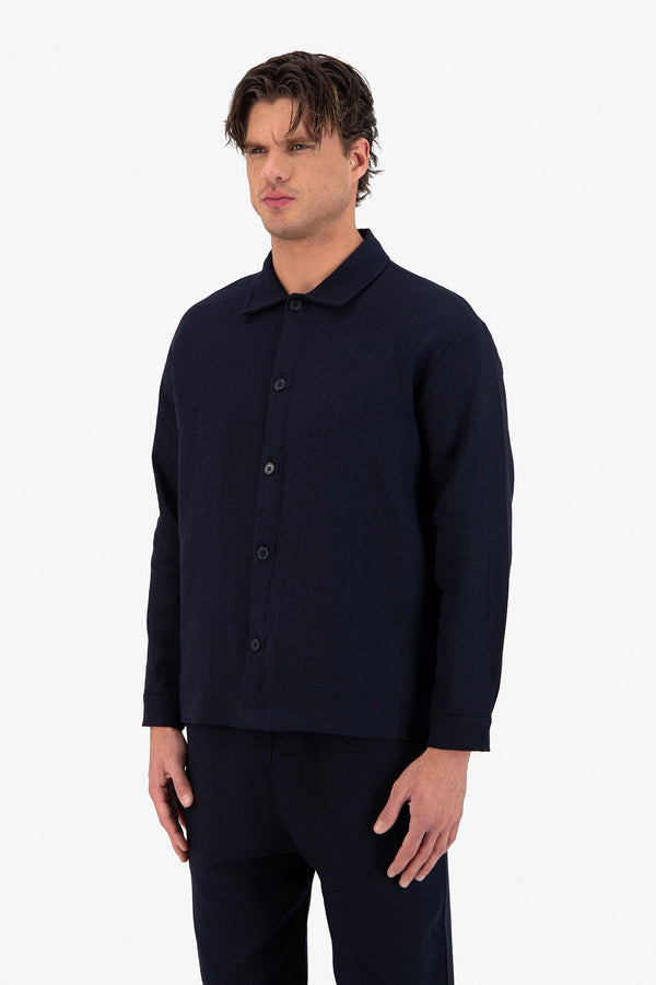 Sense Jacquard Button Shirt