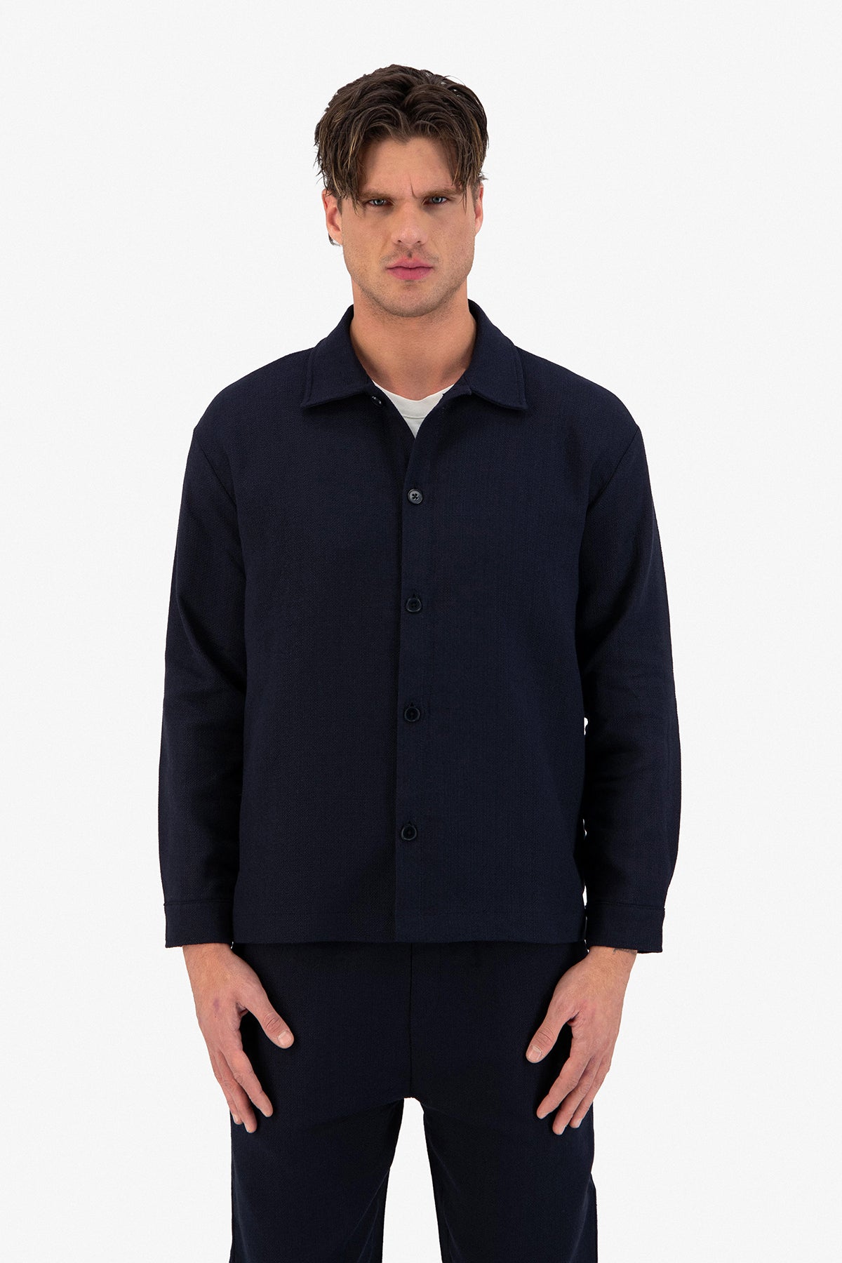 Sense Jacquard Button Shirt