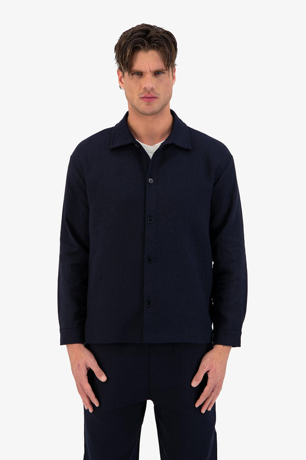 Sense Jacquard Button Shirt