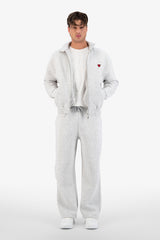 Neoprene Effect Zipper Hoodie