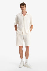 JACQUARD BUTTON SHIRT